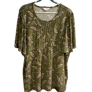 Liz Claiborne Womens Blouse 2 XL